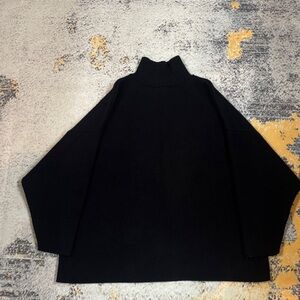 Zara Black Turtleneck Neck Sweater